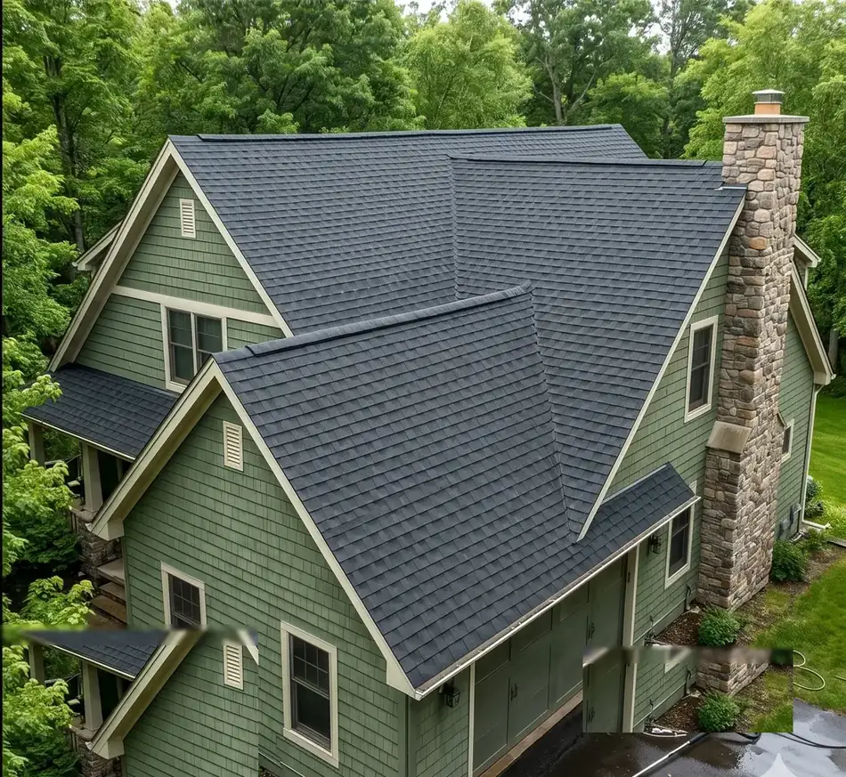 After roof cleaning in Proctor, MN — clean shingles | Up North Pressure Washing